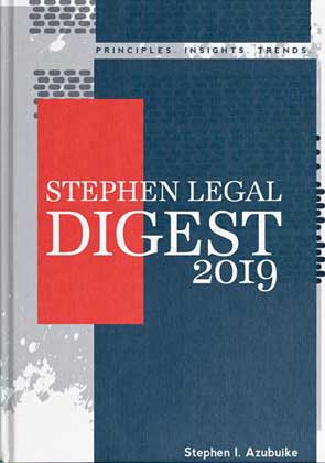Stephen Legal Digest 2019