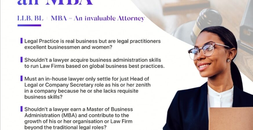 REASONS LAWYERS NEED A MASTERS IN BUSINESS ADMINISTRATION (MBA)
