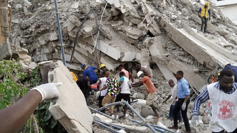 21-STOREY BUILDING COLLAPSE IN IKOYI LEAVES 21 QUESTIONS TRAPPED IN THE RUBBLES OF CONFUSION